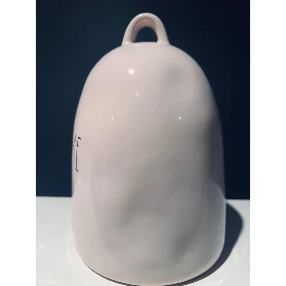 Rae Dunn “Dome Sweet Dome” Birdhouse – Blush Pink Ceramic Farmhouse Collectible